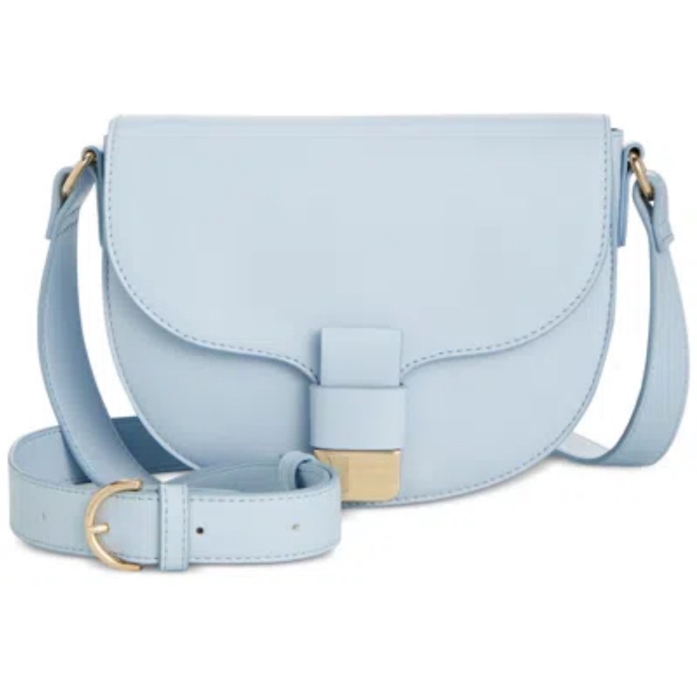 Elegant Light Blue Crossbody Bag